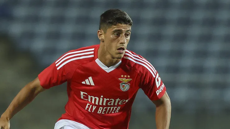 Tiago Gouveia, atacante do Benfica - Foto: Carlos Rodrigues/Getty Images