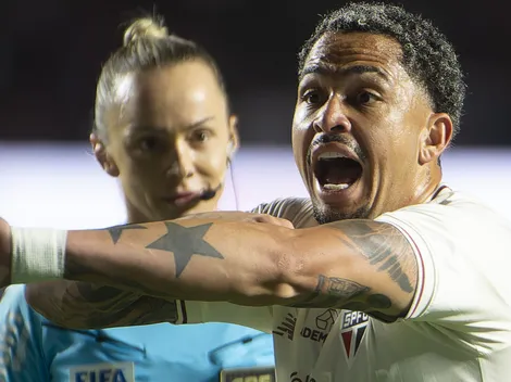 Luciano pede pressão de Calleri por pênalti para o SPFC