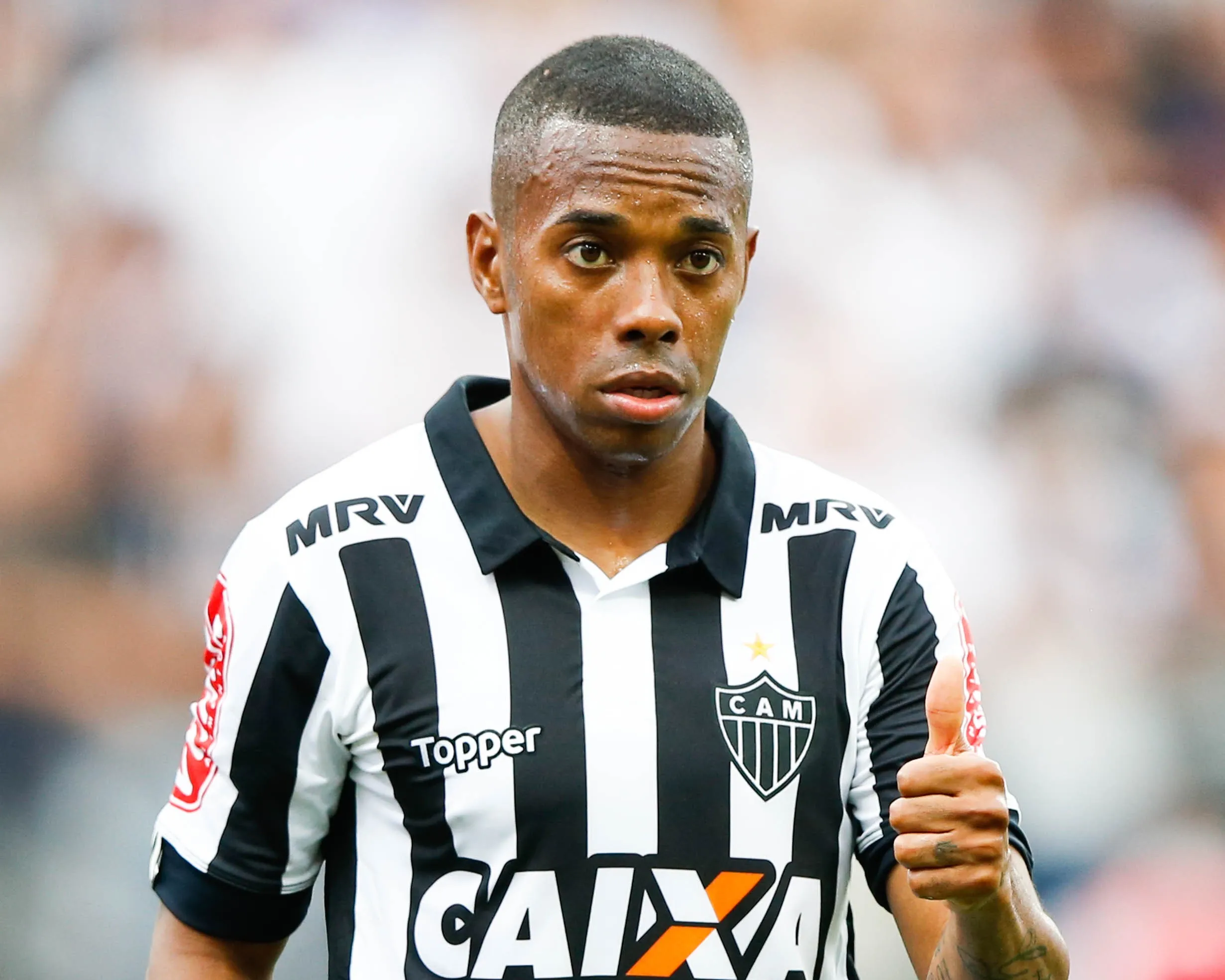 Robinho. Foto: Alexandre Schneider/Getty Images