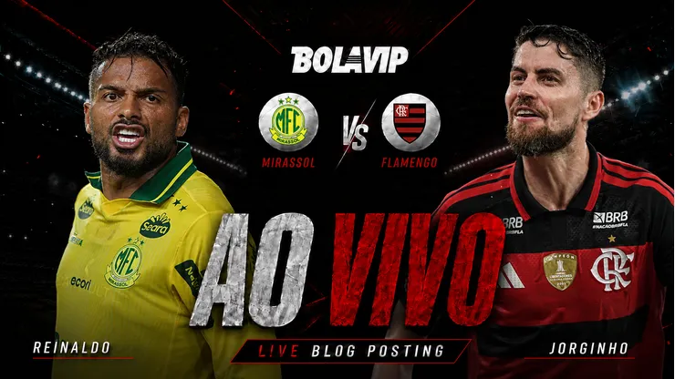 Acompanhe Mirassol x Flamengo. FotoxFoto: Reinaldo e Jorginho (Thiago Ribeiro/AGIF)