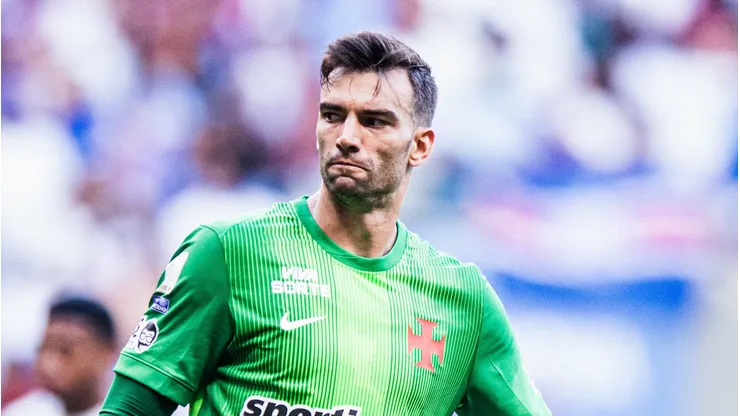 Leo Jardim jogador do Vasco durante partida contra o Bahia no estadio Fonte Nova pelo campeonato Brasileiro A 2026