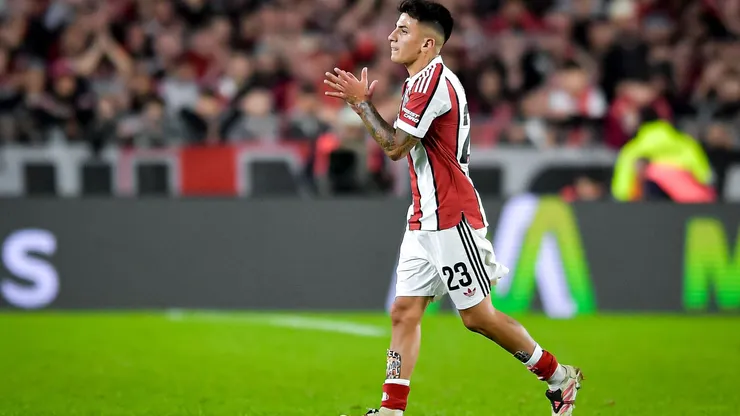 Thiago Almada estreia no River - Foto Marcelo EndelliGetty Images