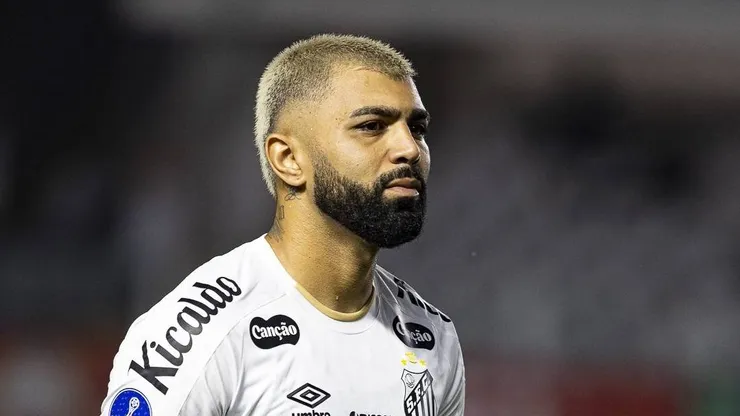 Gabigol está feliz e quer permanecer no Santos. Foto: Pedro Paulo Diaz Thenews2 imago images