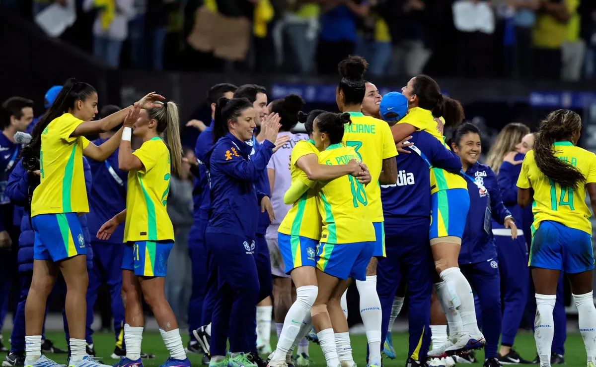 Seleção feminina do Brasil dispara nas redes e alcança liderança mundial no Instagram