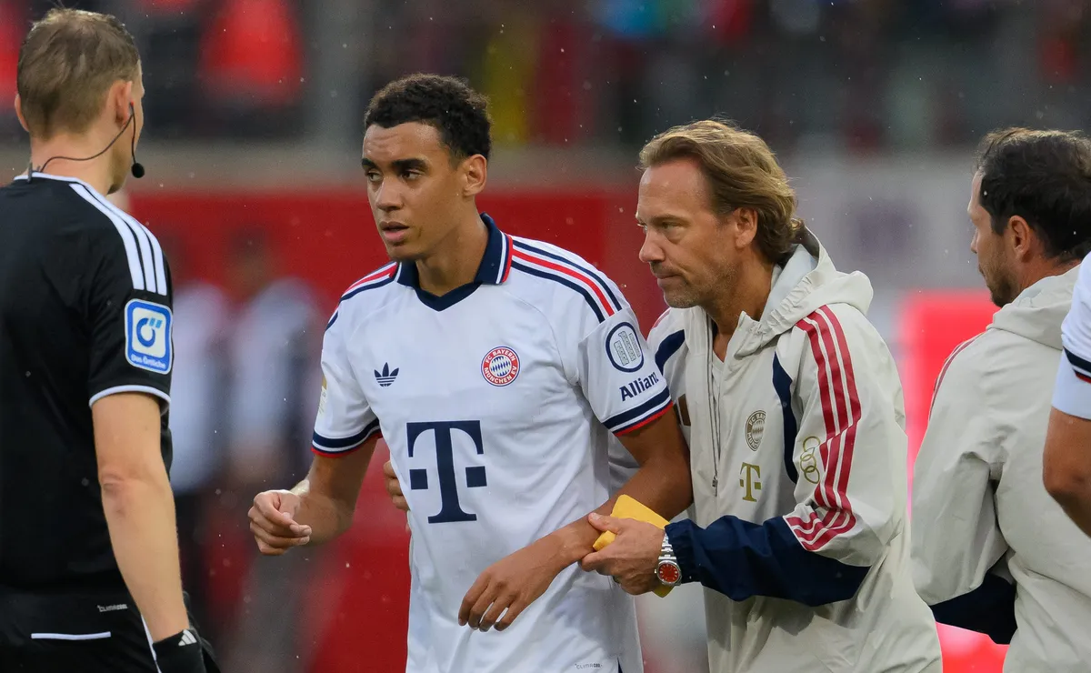 Musiala volta a desmaiar em campo e assusta o Bayern de Munique; meia alemão se manifesta