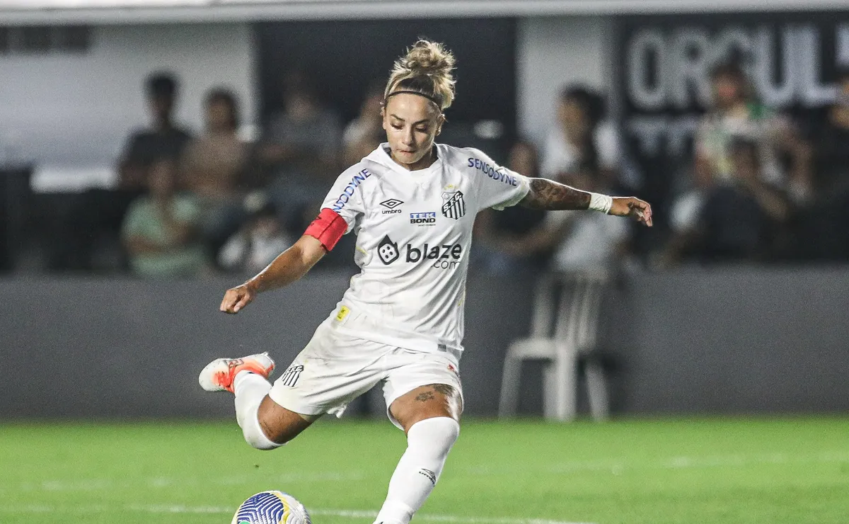 Santos perde Thaisinha por lesão muscular na panturrilha para os próximos jogos da temporada