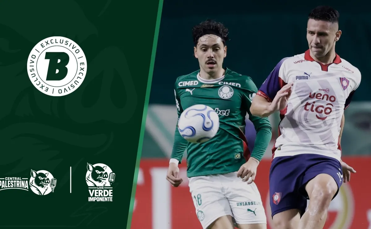 Vídeo: Podcast LiveVerde Imponente admite falta de otimismo antes de Cerro Porteño x Palmeiras: ” 1 a 0 é goleada”
