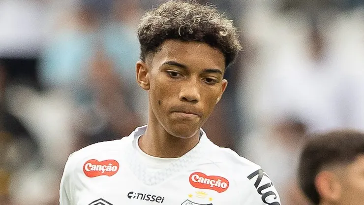 - Robinho Junior jogador do Santos durante partida contra o Bragantino