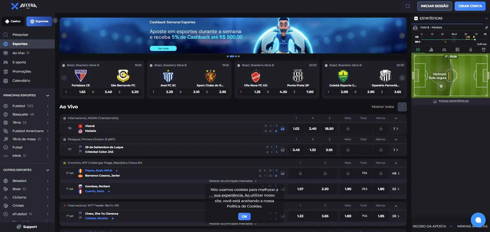 site Receba Bet