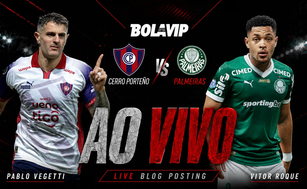 Cerro Porteño x Palmeiras AO VIVO: Escalações confirmadas pela Copa Libertadores