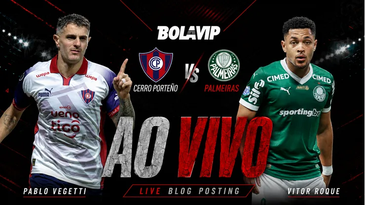 Cerro Porteño x Palmeiras é transmitido ao vivo pelo Bolavip Brasil