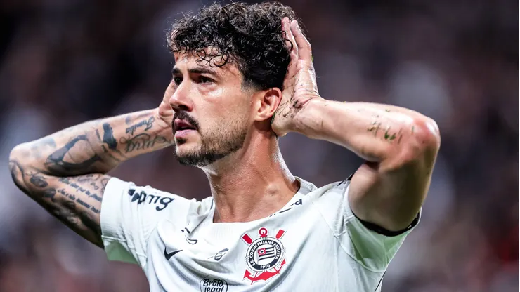 Gustavo Henrique é uma arma ofensiva do Corinthians. Foto: Marco Miatelo/IMAGO/Sports Press Photo