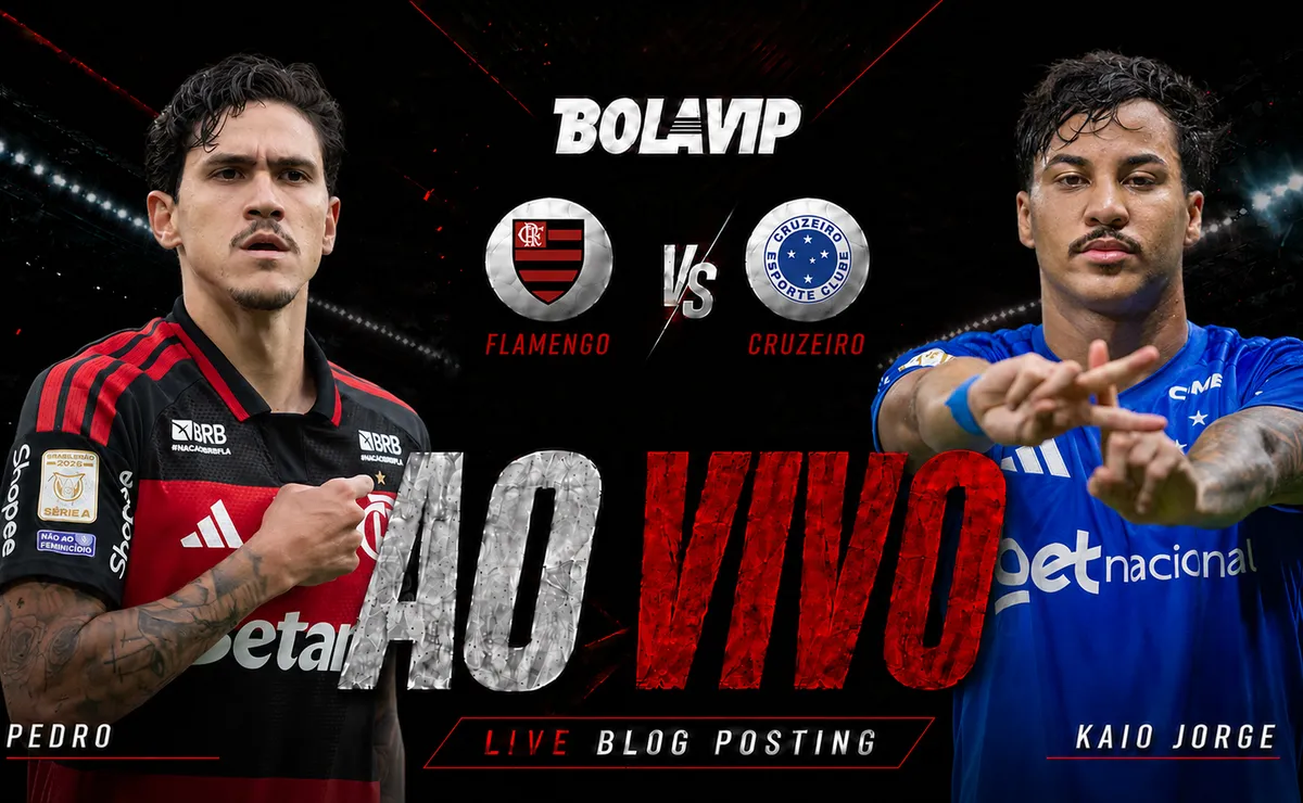 Flamengo x Cruzeiro Ao Vivo – Onde assistir jogo de graça e em tempo real pela Libertadores