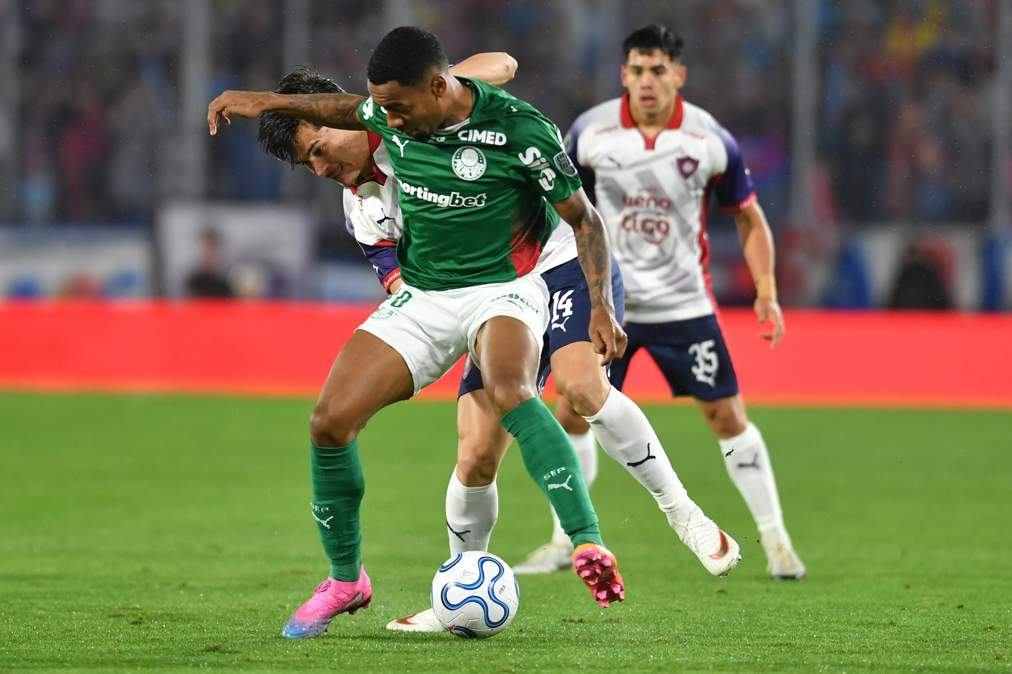 Cerro Porteño x Palmeiras. (Photo by Christian Alvarenga/Getty Images)