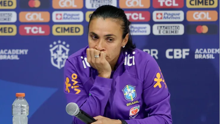 Marta na Seleção Brasileira. Foto: Rafael Vieira/AGIF