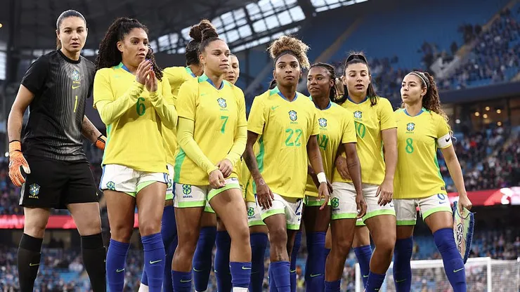Seleção Feminina. Foto: Naomi Baker/Getty Images