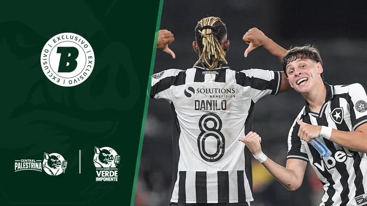 Danilo e Montoro, meio-campistas do Botafogo