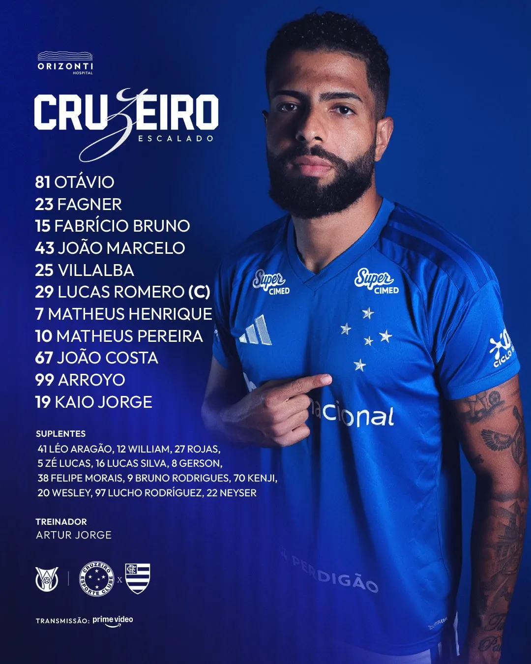Foto: Cruzeiro/X