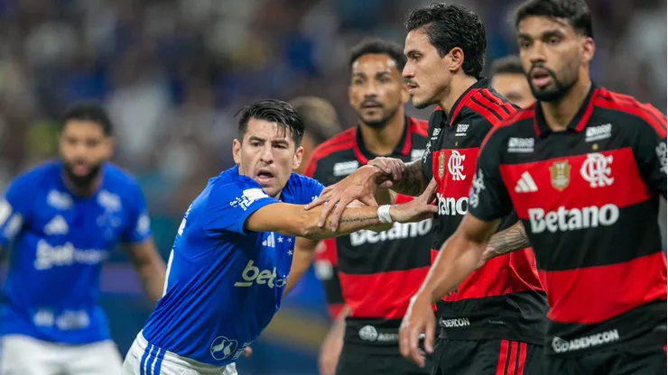 Cruzeiro x Flamengo. Foto: Fernando Moreno/AGIF