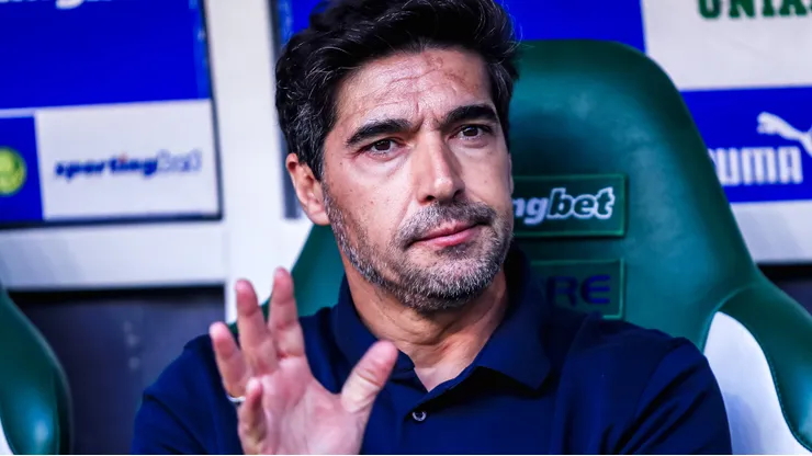 Abel Ferreira comandou o Palmeiras contra o Vasco.
