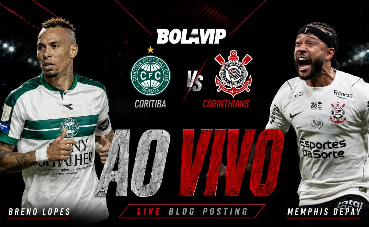 Coritiba x Corinthians AO VIVO: Onde assistir jogo em tempo real pelo Brasileirão 2026
