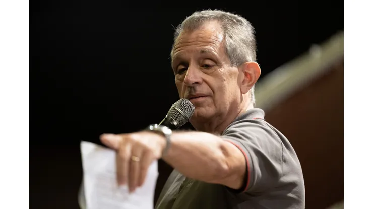 Bap presidente do Flamengo durante coletiva antes da partida contra o Sao Paulo no estadio Maracana pelo campeonato Brasileiro A 2026.