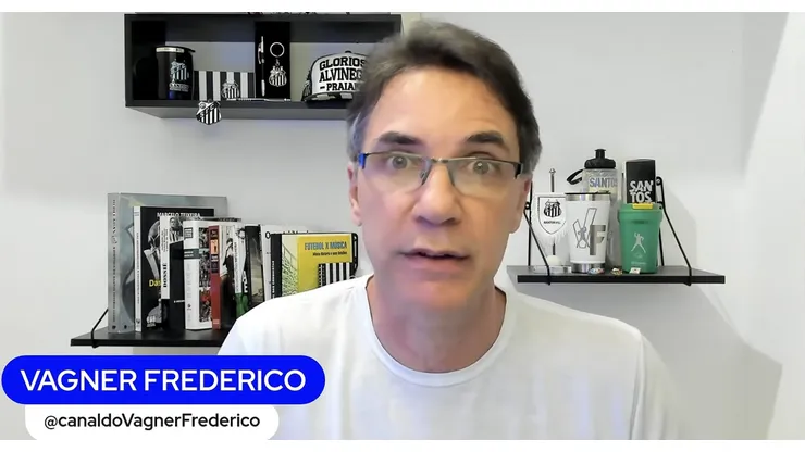 Vagner Frederico, jornalista. Foto: Reprodução/YouTube