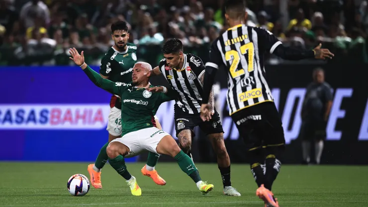 Palmeiras x Santos. Foto: Ettore Chiereguini/AGIF