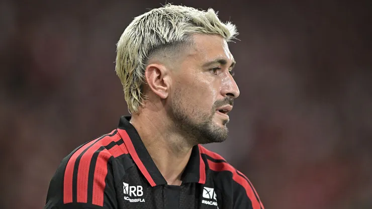 Arrascaeta durante jogo do Flamengo - Foto Thiago RibeiroAGIF