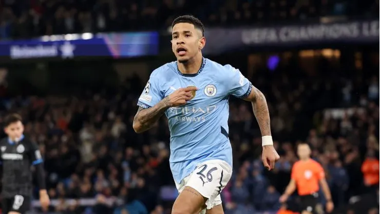 Savinho no Manchester City. Foto: Carl Recine/Getty Images