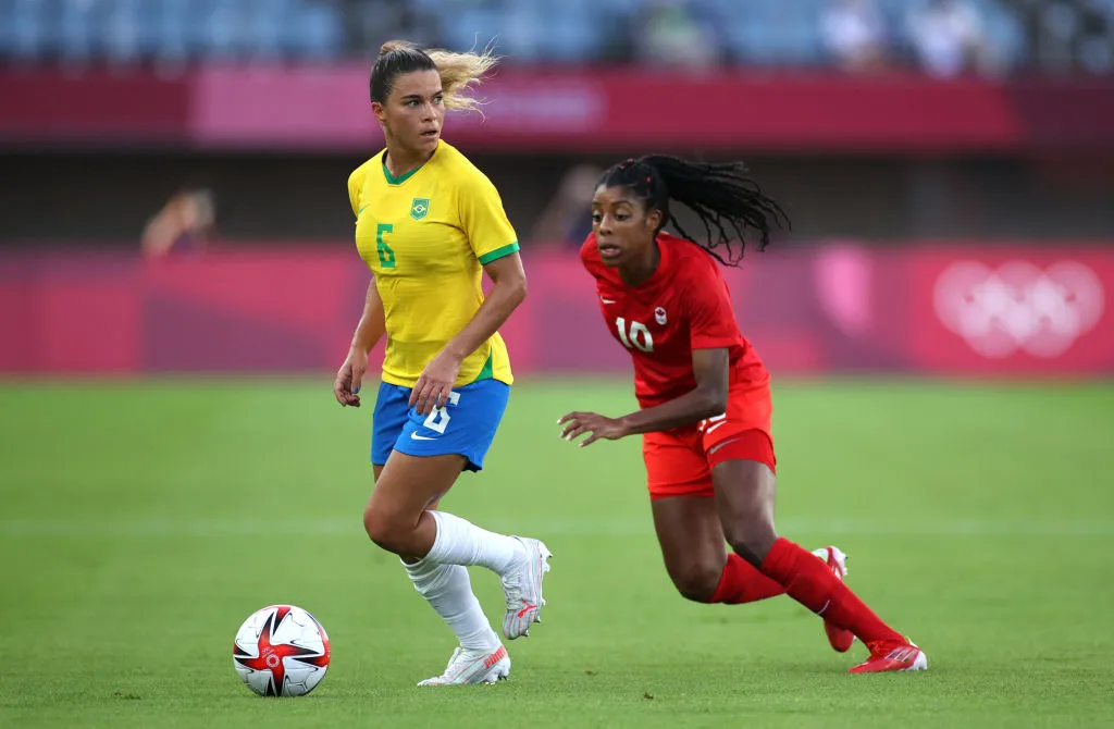 Brasil enfrentou o Canadá nas quartas de final dos Jogos Olímpicos de Tóquio 2021. Foto: Koki Nagahama/Getty Images
