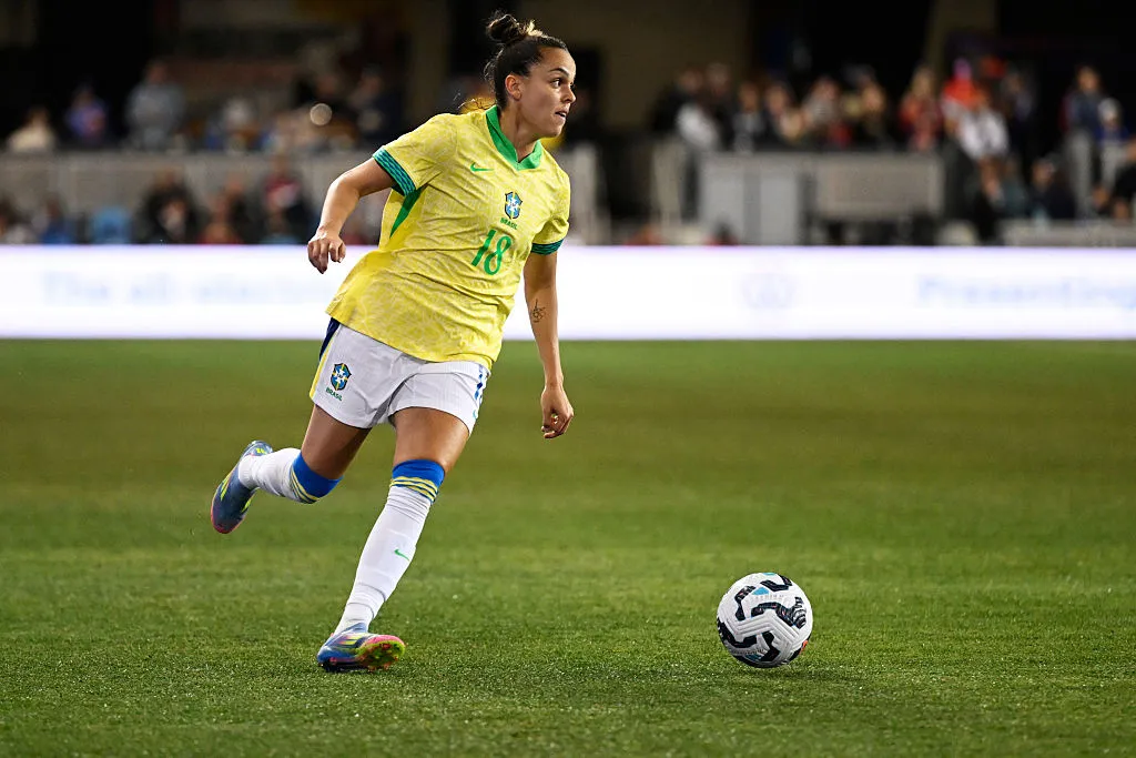 Gabi Portilho é uma das principais atacantes da Seleção Brasileira. Foto: Eakin Howard/Getty Images