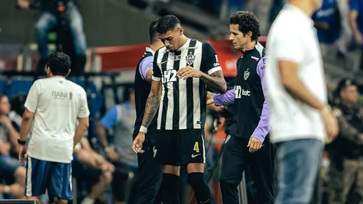 Ruan Tressoldi no Galo. Foto: Pedro Souza / Atlético