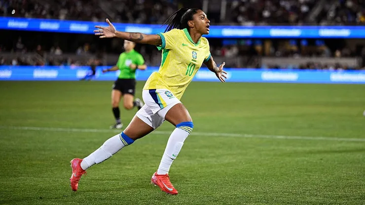 Kerolin é um dos principais nomes da Seleção Brasileira na Copa do Mundo Feminina 2027. Foto: Eakin Howard/Getty Images