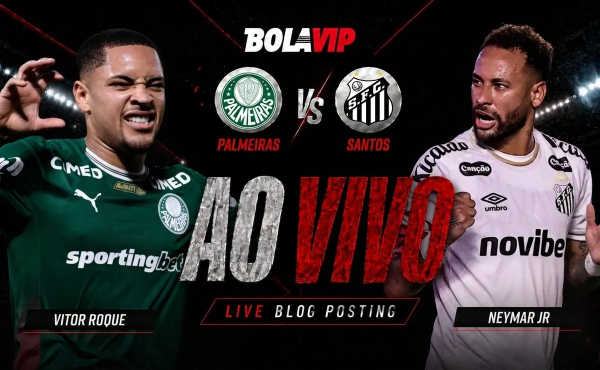 Palmeiras x Santos AO VIVO: Onde assistir jogo em tempo real pela Copa do Brasil 2026