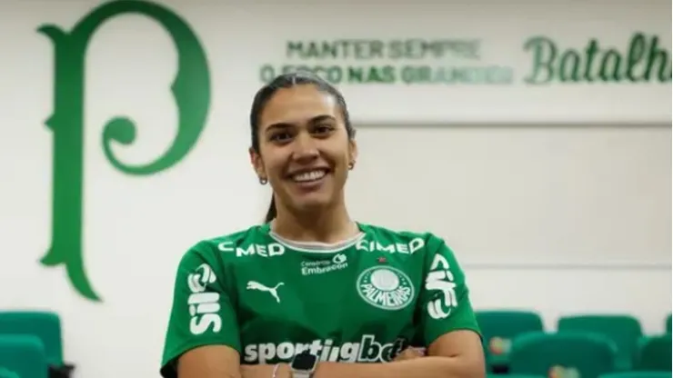 Antonia Silva fez sua estreia na zaga Palestrina - Foto: Paloma Cassiano/Palmeiras