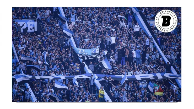 Torcida do Grêmio na Arena. Foto: Maxi Franzoi/AGIF