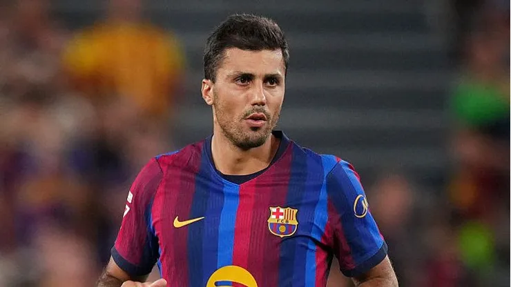 Rodri em seus primeiros momentos atuando no Barça - (Photo by Alex Caparros/Getty Images)