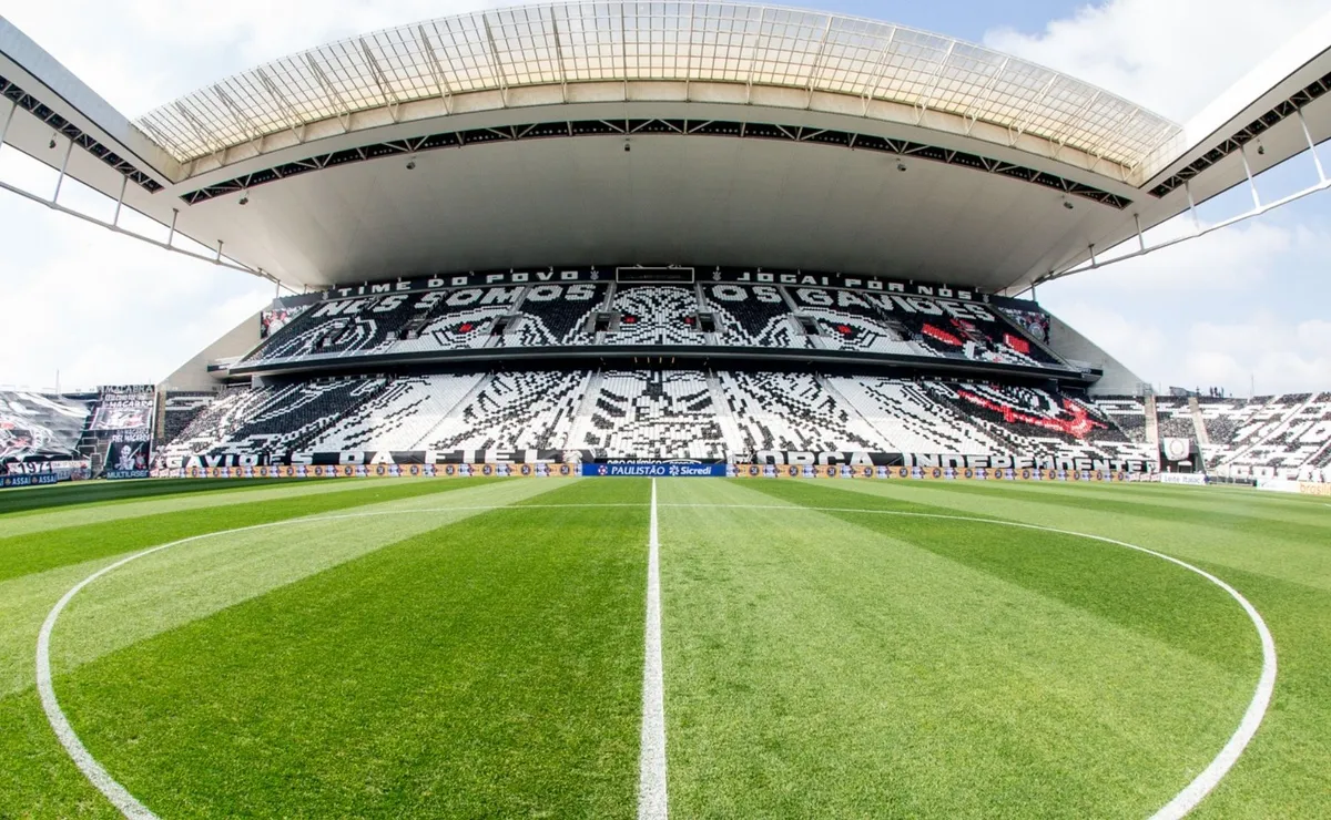 Torcida prepara mosaico especial para clássico entre Corinthians e Santos na Neo Química Arena