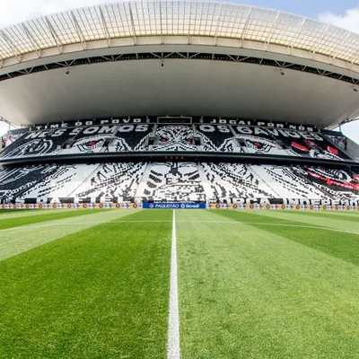 Organizada prepara mosaico para clássico do Corinthians