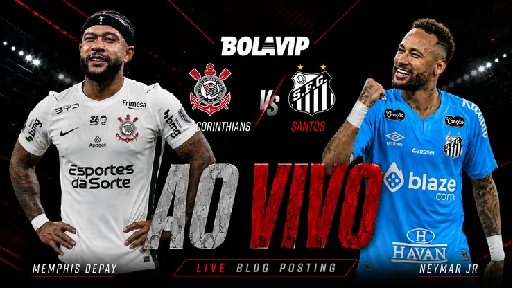 Corinthians x Santos é transmitido ao vivo pelo Bolavip Brasil