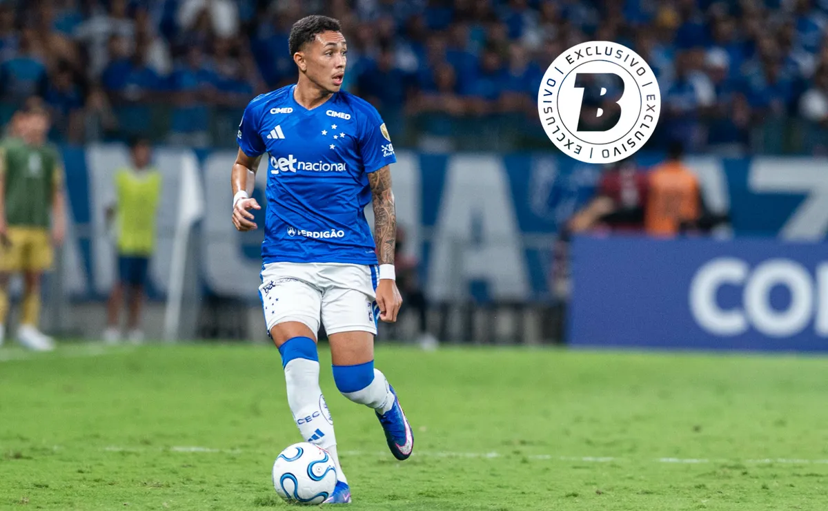 Kauã Moraes foi para o fim da fila de opções na lateral do Cruzeiro por opção de Artur Jorge