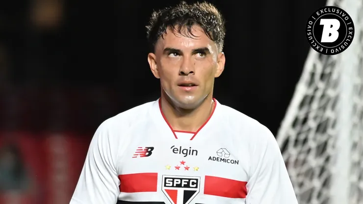 Enzo Díaz, do São Paulo. Foto: Jota Erre/AGIF