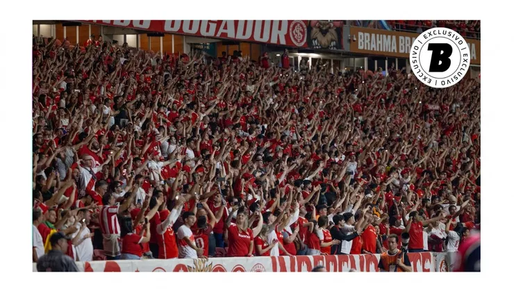 Torcida do Internacional no Beira-Rio. Foto: Liamara Polli/AGIF