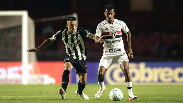 Atlético x São Paulo. Foto: Pedro Souza / Atlético