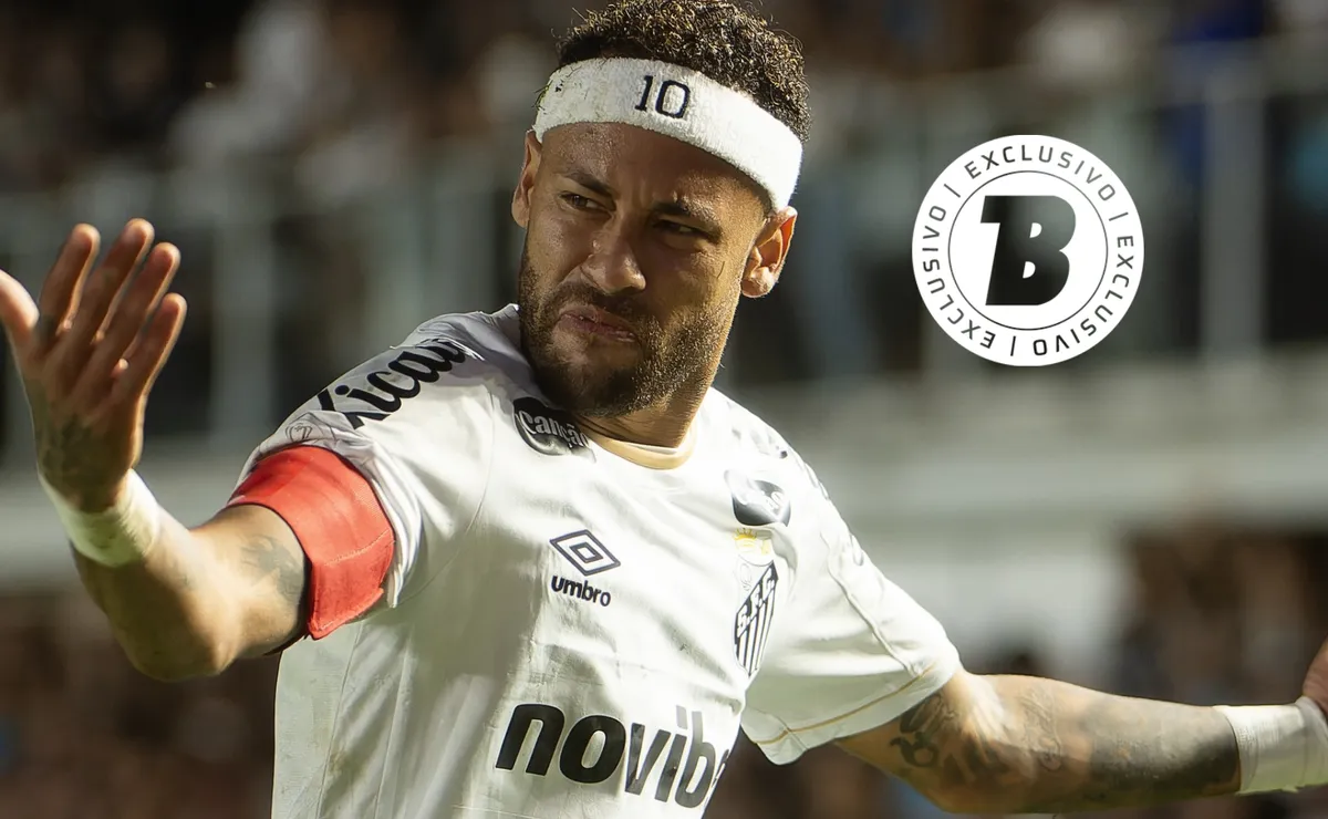 Neymar não negocia renovação com o Santos e segue na mira do Inter Miami, time de Messi