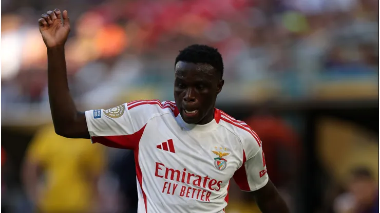 Bruma em campo pelo Benfica. (Photo by Dan Mullan/Getty Images)