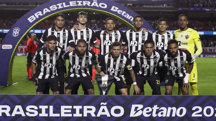 Time do Atlético-MG. (Photo by Ricardo Moreira/Getty Images)
