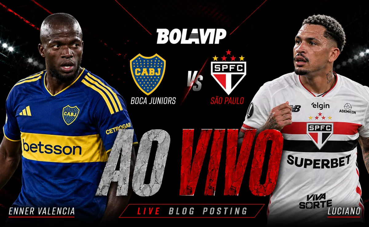 Boca Juniors x São Paulo AO VIVO: Onde assistir jogo em tempo real pela Copa Sul-Americana
