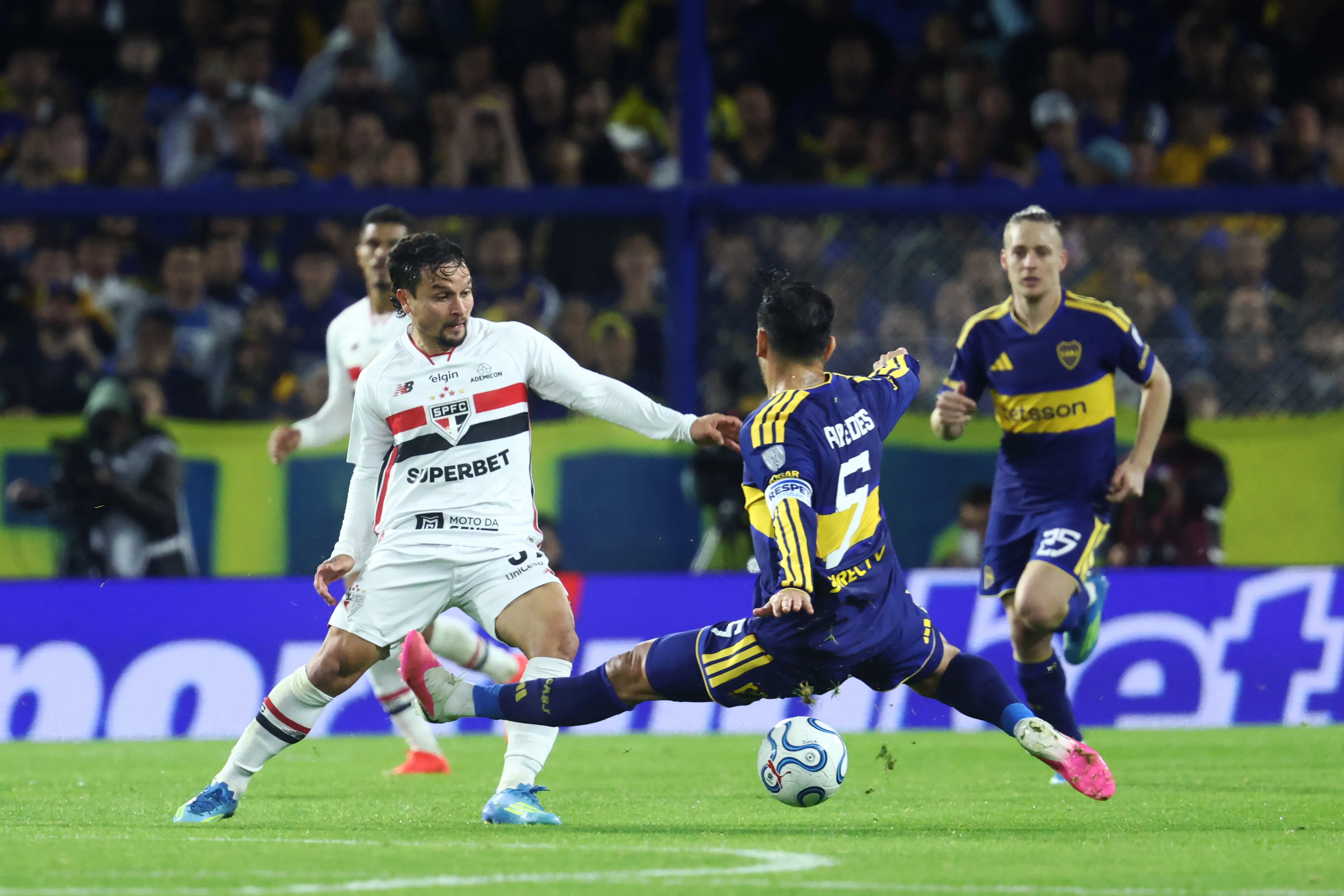 Boca Juniors x São Paulo. (Photo by Marcos Brindicci/Getty Images)
